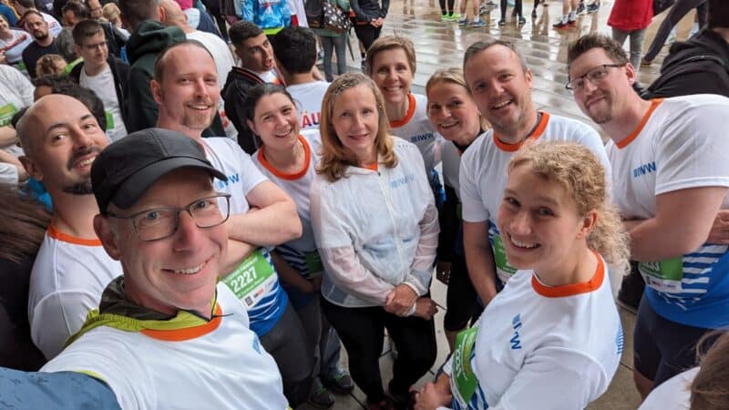 IWW-Laufteam trotzt Regen bei Firmenlauf