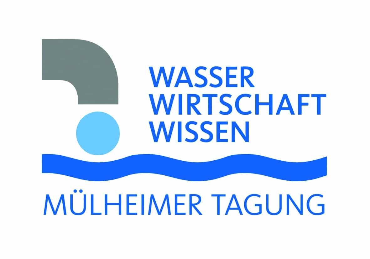 Wasser Wirtschaft Wissen. Das Logo der Mülheimer Tagung.